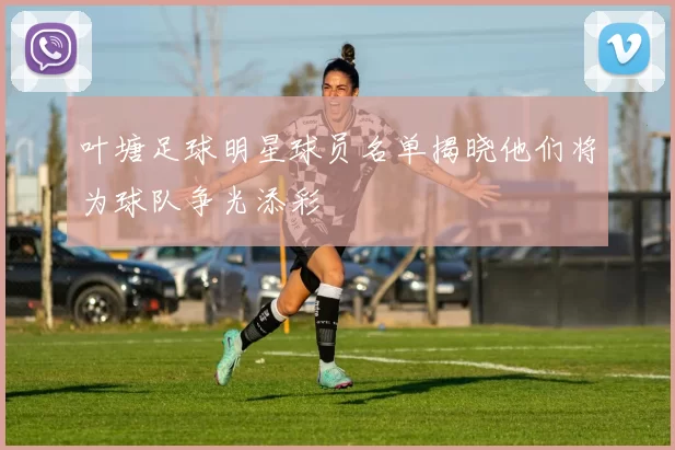 叶塘足球明星球员名单揭晓他们将为球队争光添彩