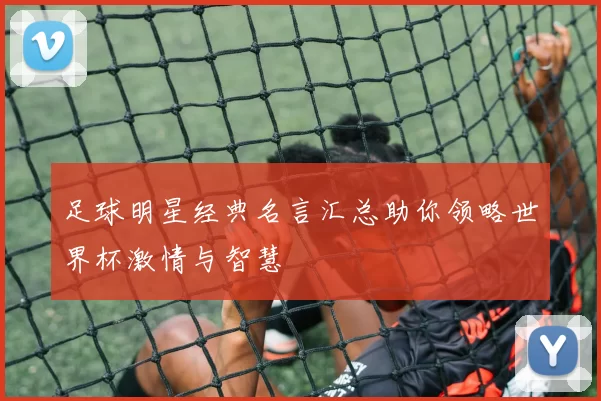 足球明星经典名言汇总助你领略世界杯激情与智慧