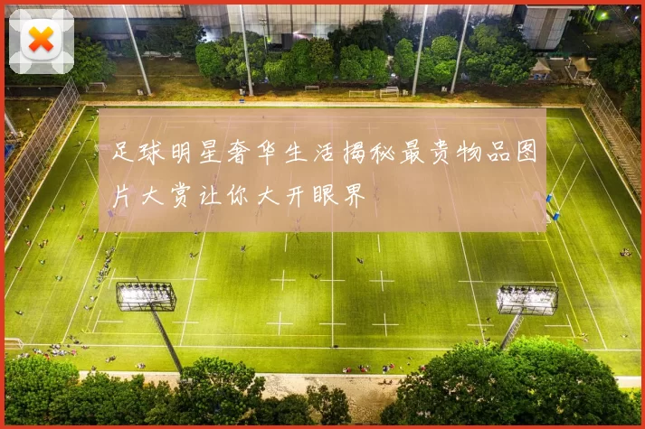 足球明星奢华生活揭秘最贵物品图片大赏让你大开眼界